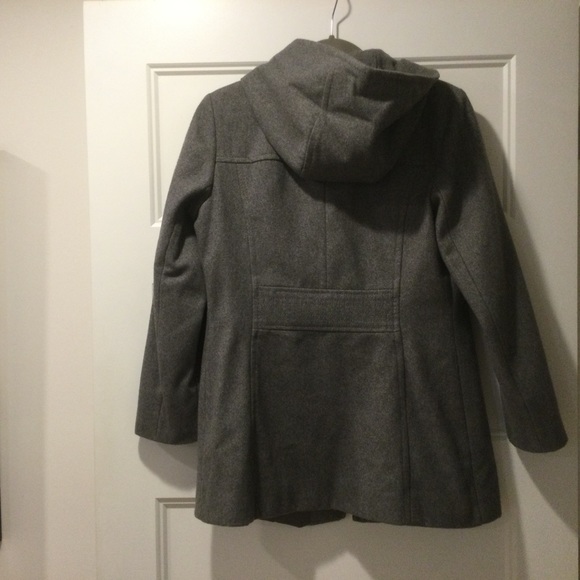 Hooded Wool Coat by Anne Klein - Picture 2 of 4